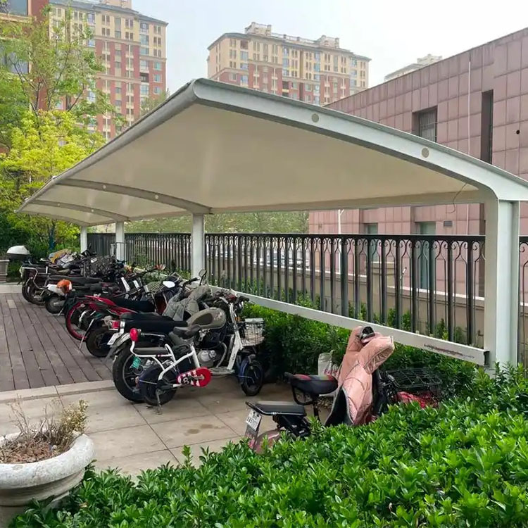 团风县膜结构电动车棚